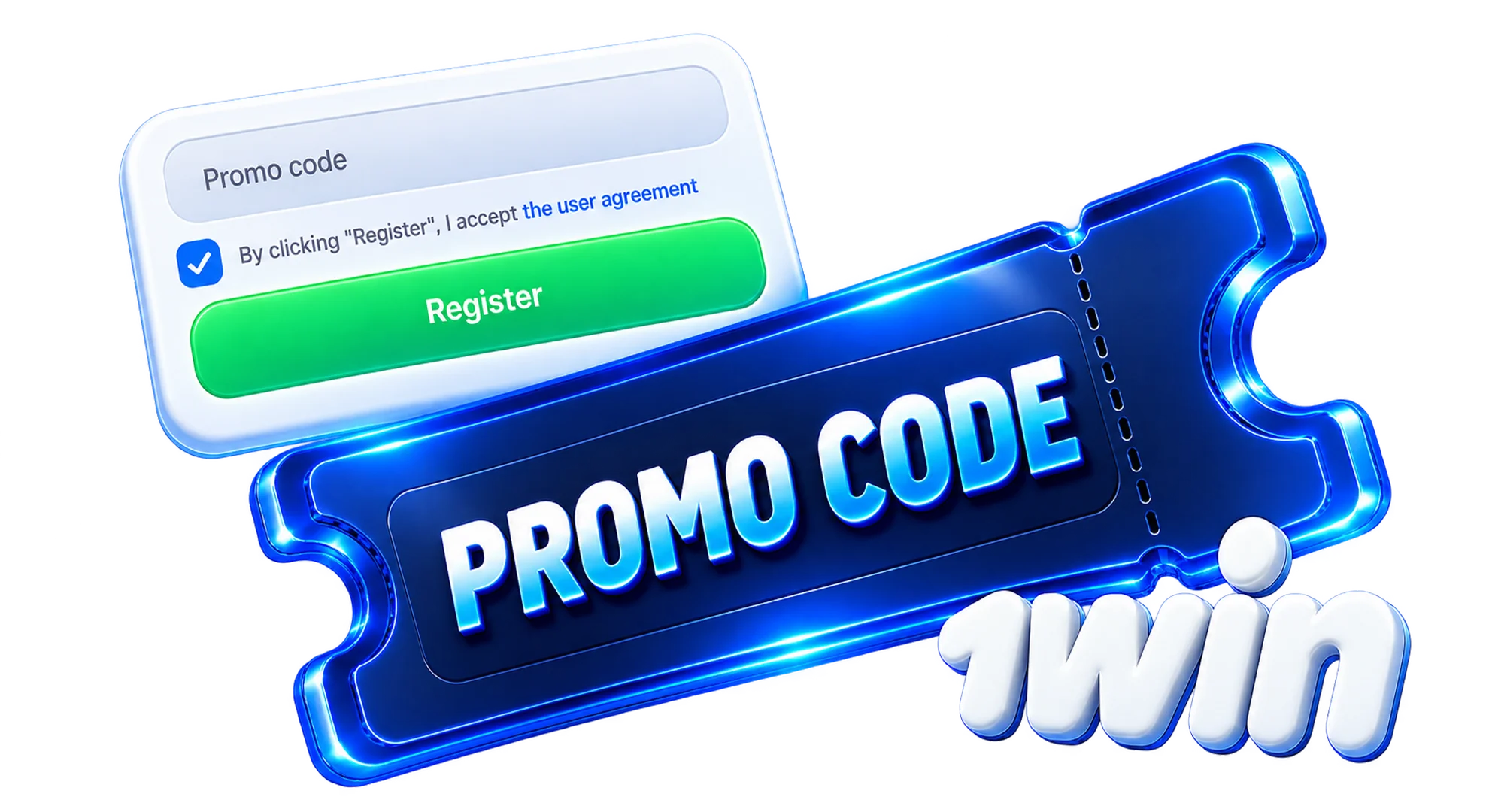 Get a bonus by using the promo code 1win.