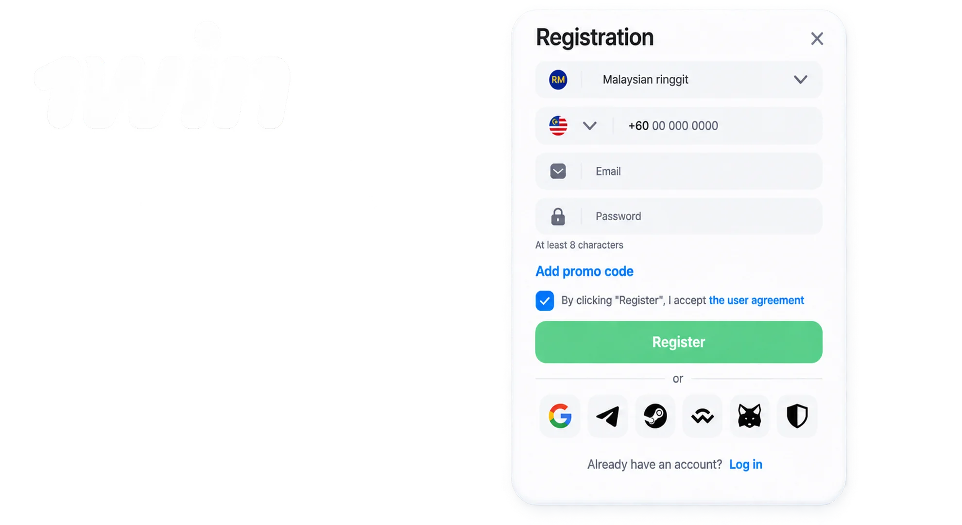 Create a 1win account and get access to the casino and sports betting.